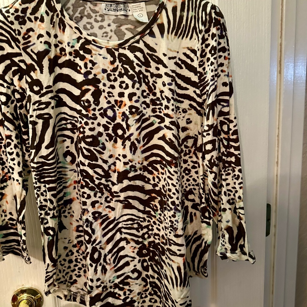 Animal Print Women's Top